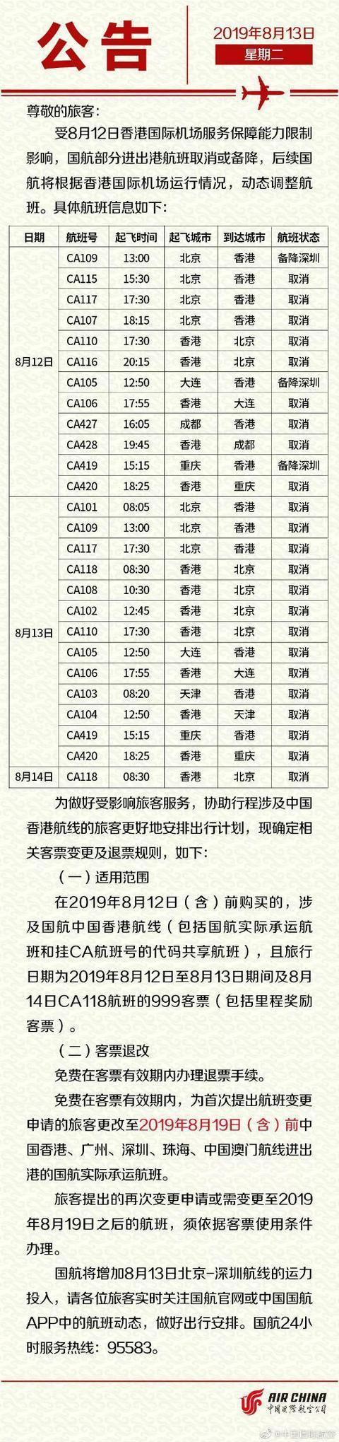 国航最新退票政策解析